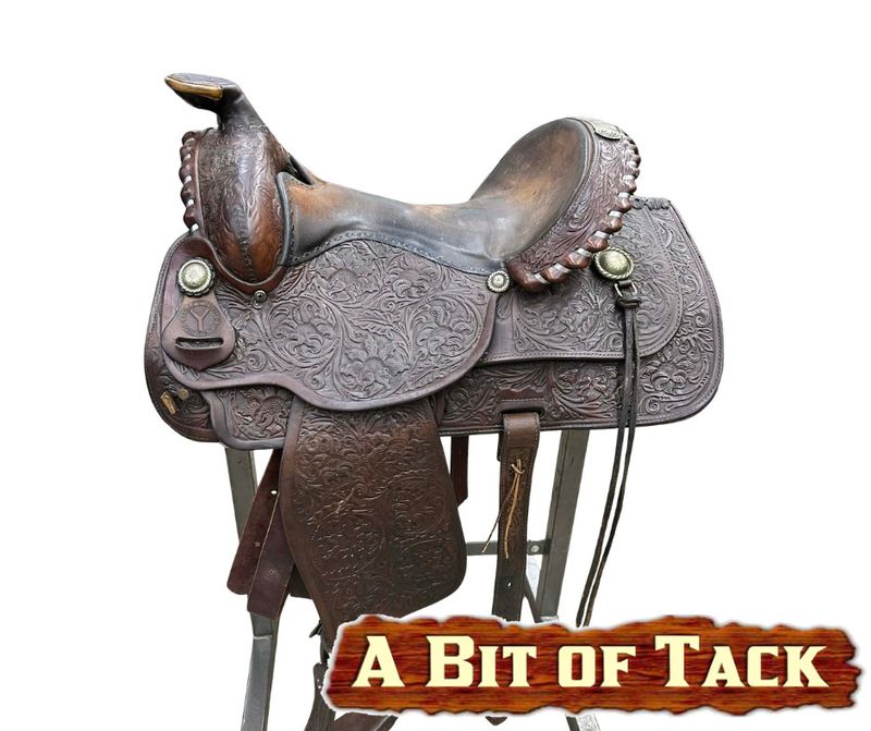 15" Used Circle Y Equitation Saddle with matching Breast Collar