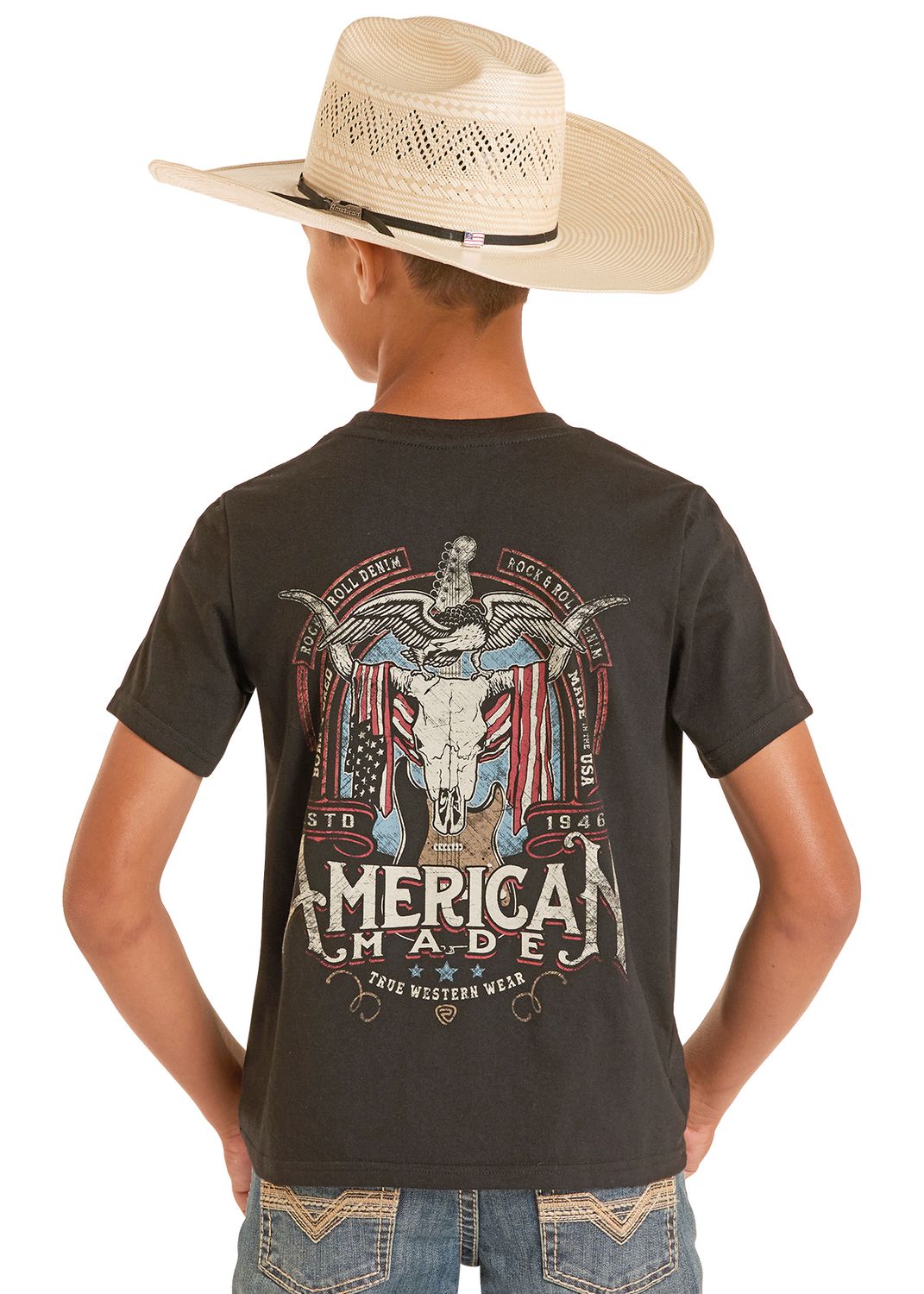 ROCK &amp; ROLL AMERICAN MADE GRAPHIC TEE