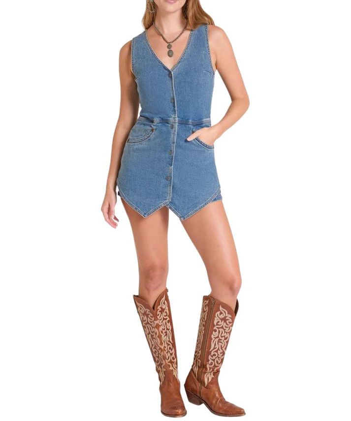 ROCK &amp; ROLL SLEEVELESS VEST ROMPER