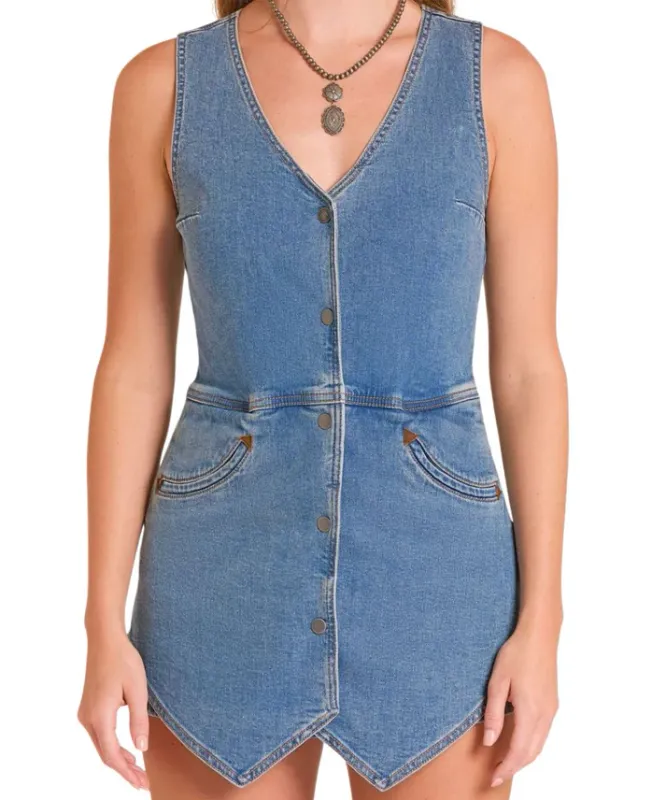 ROCK &amp; ROLL SLEEVELESS VEST ROMPER