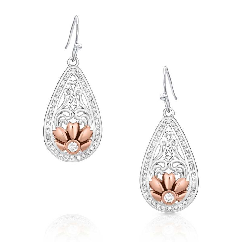MONTANA SILVERSMITHS GATES OF THE MOUNTAINS WILDFLOWERS EARRINGS