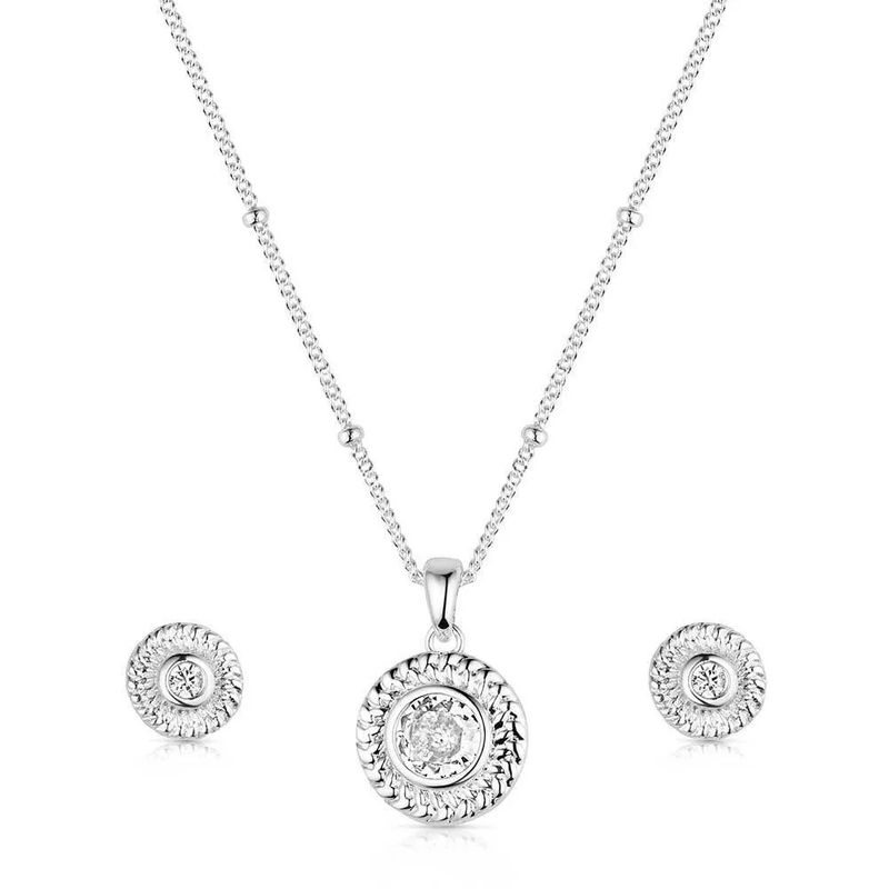 MONTANA SILVERSMITHS MOUNTAIN RAIN JEWELRY SET