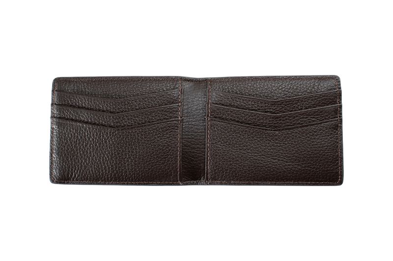 NOCONA BASKETWEAVE FLORAL MONEY CLIP WALLET