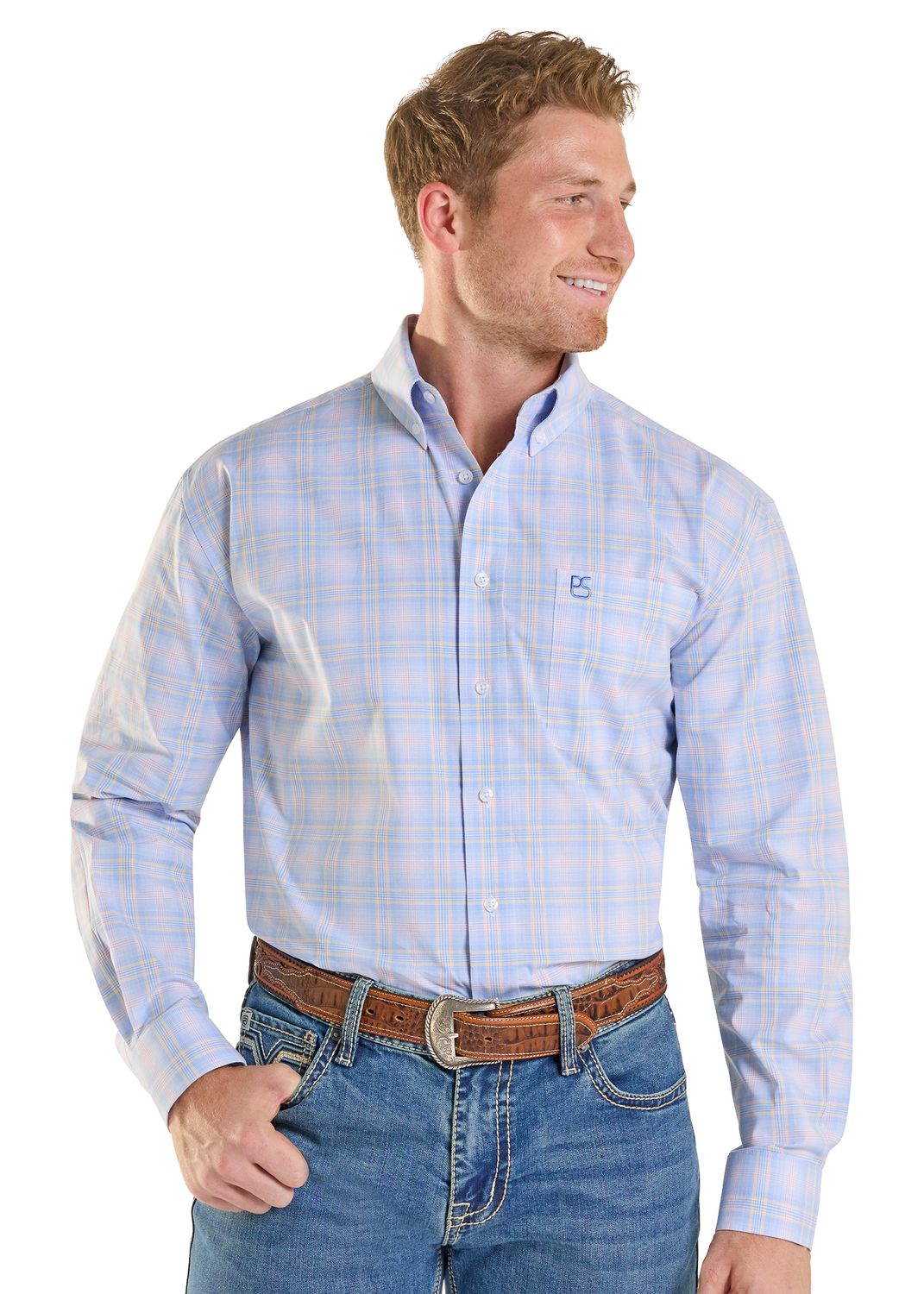 PANHANDLE PLAID WESTERN SHIRT