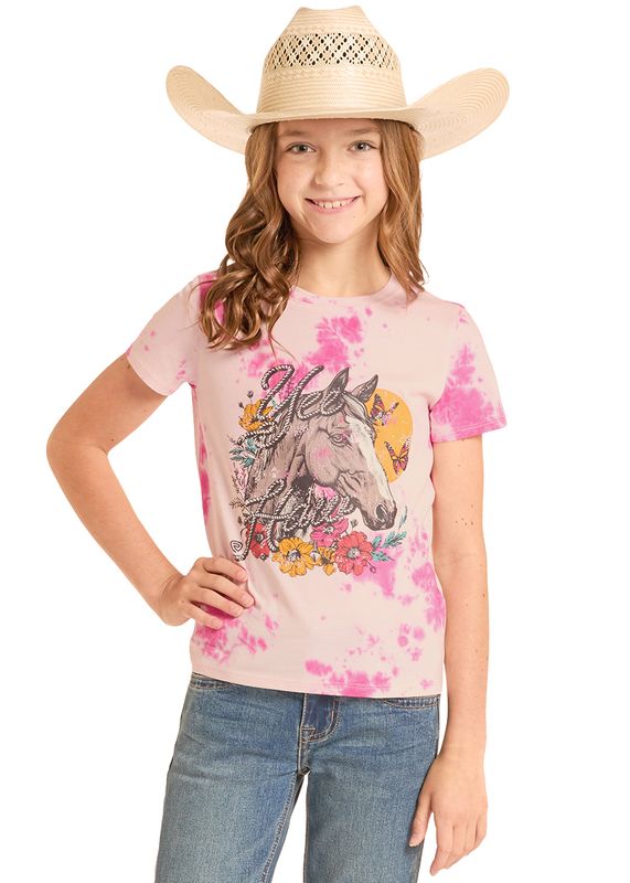 ROCK &amp; ROLL TIE DIE T-SHIRT