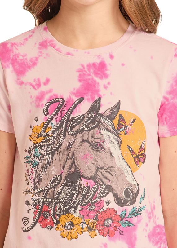 ROCK &amp; ROLL TIE DIE T-SHIRT