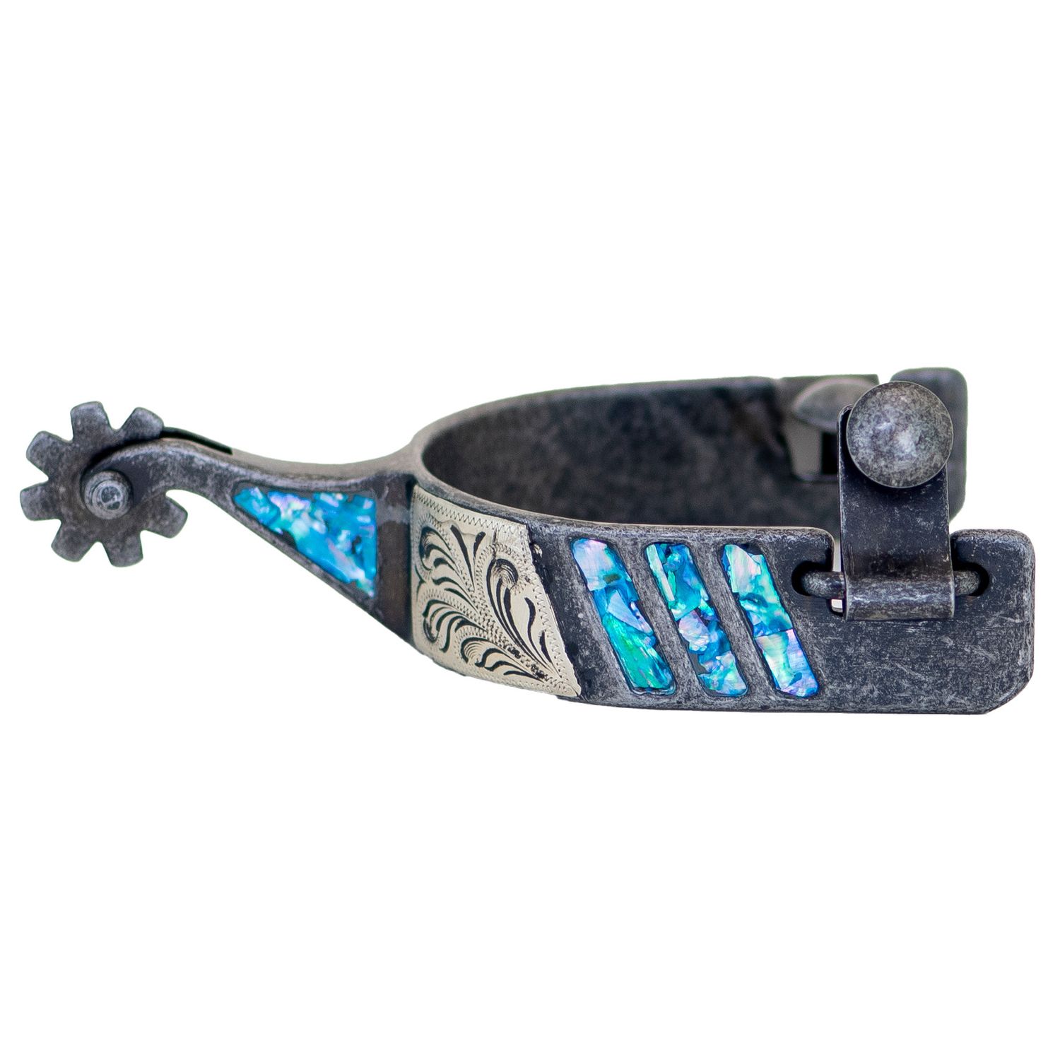 TURQUOISE LARGE CUP SPURS