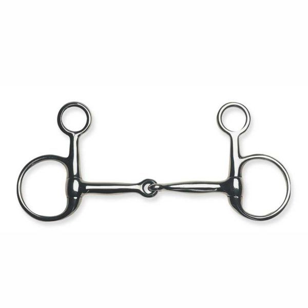 BAUCHER JOINTED EGGBUTT SNAFFLE - 12MM