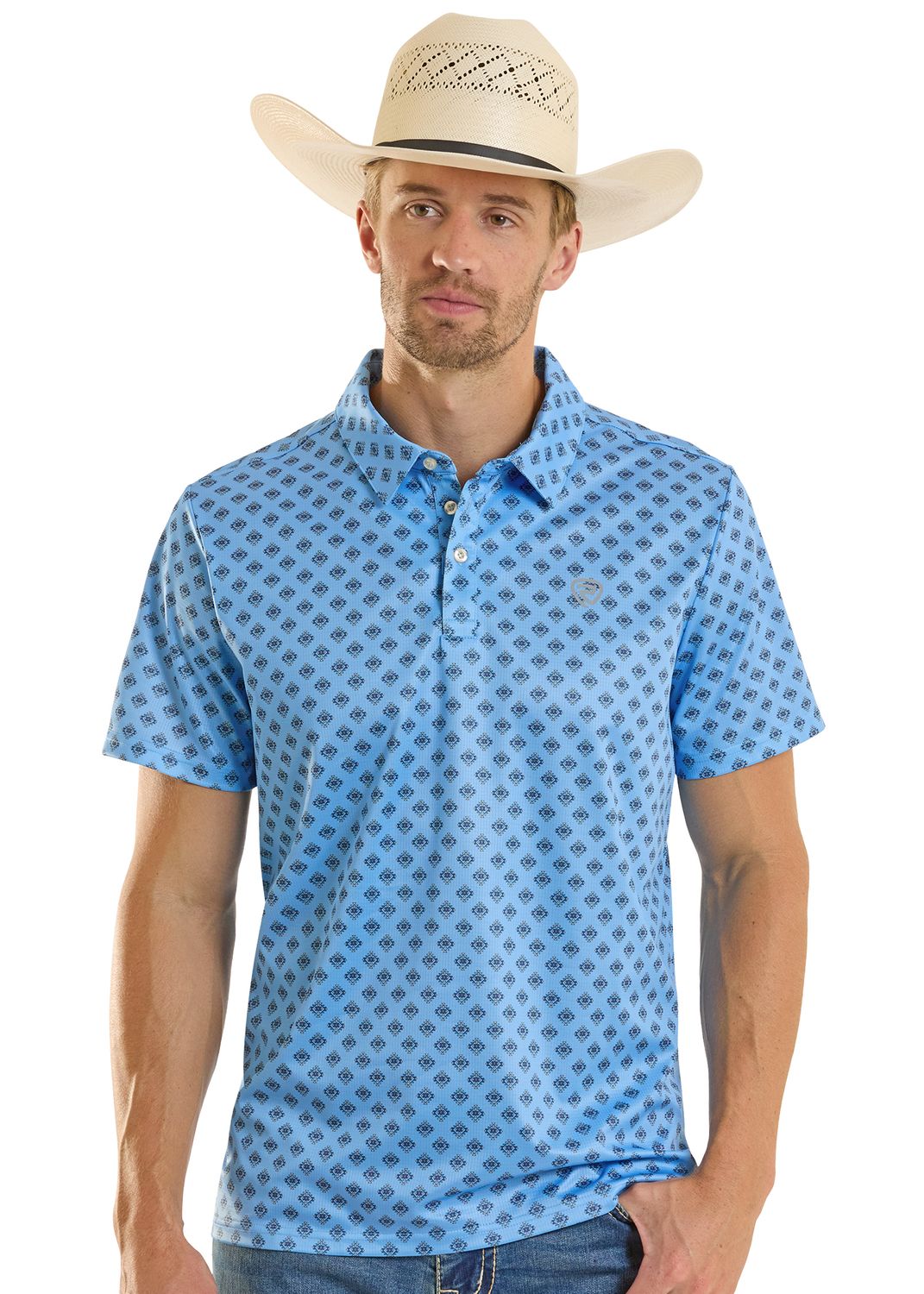 ROCK &amp; ROLL MINI AZTEC GEO POLO