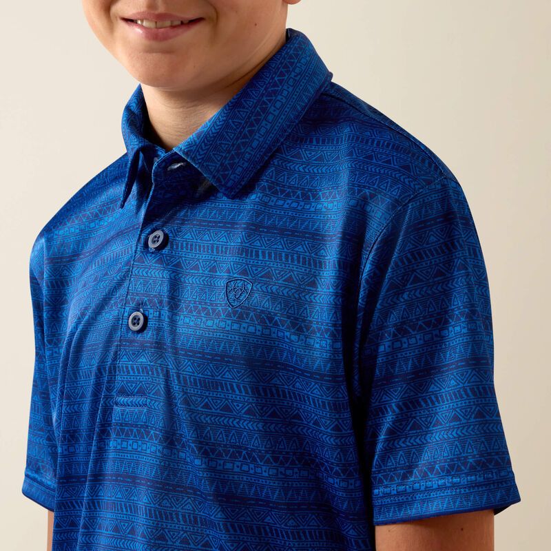 ARIAT ALL OVER PRINT POLO