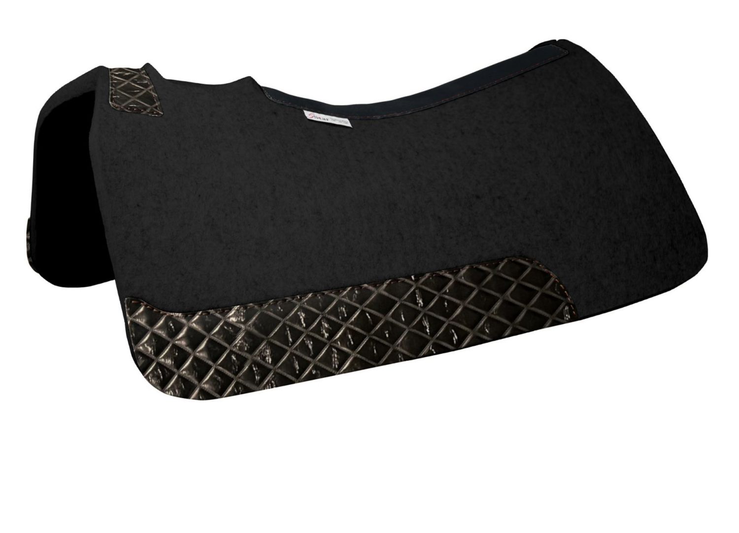 5 STAR ALL AROUND 3/4" CONTOURED BLACK W/DIAMOND WEAR LEATHERSPAD 30" X 30"
