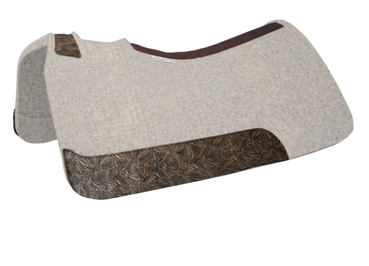 5 STAR BARREL RACER 3/4" NATURAL W/DALLAS MOCHA WEAR LEATHERS PAD