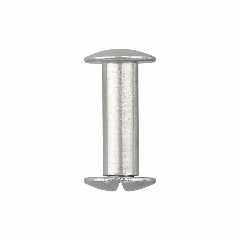 5/8" NICKEL, CHICAGO SCREW, SOLID BRASS (SET)