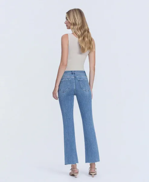 VERVET HIGH RISE CROP FLARE