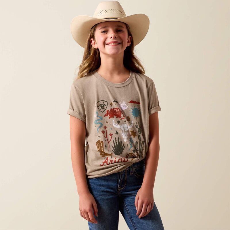 ARIAT WESTERN COLLAGE T-SHIRT