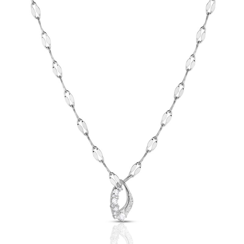 NC6553 MONTANA SILVERSMITHS ENDLESS PROMISE CRYSTAL NECKLACE