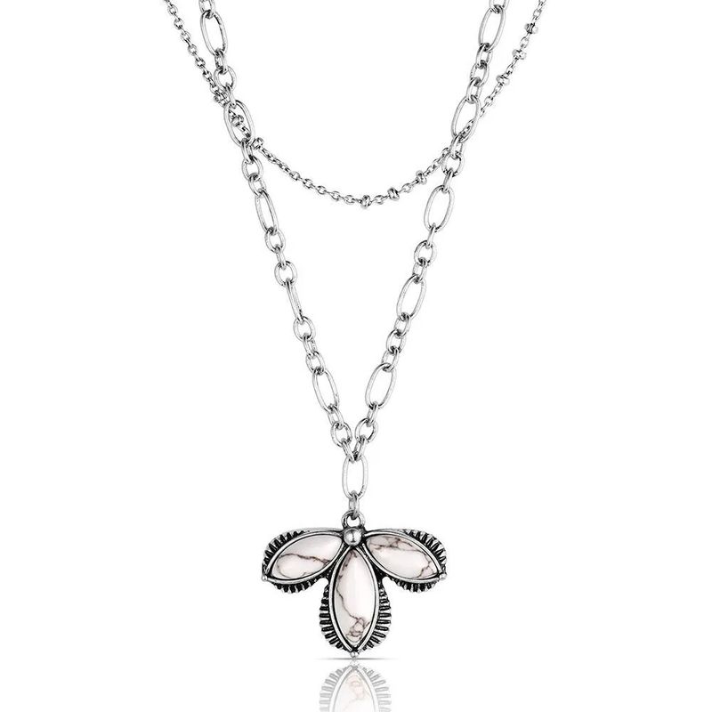 ATTITUDE JEWELRY PRAIRIE MOON LAYERED NECKLACE