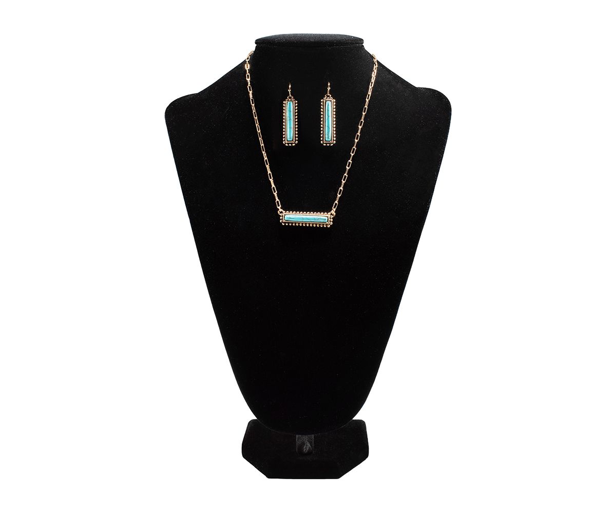 TURQUOISE BAR SET