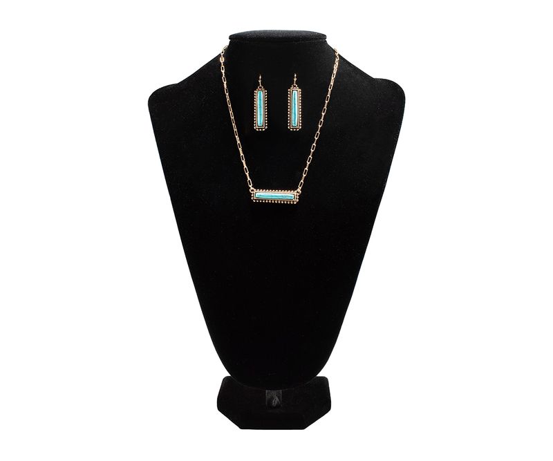 TURQUOISE BAR SET