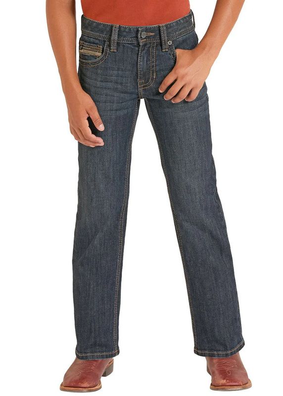ROCK &amp; ROLL BB GUN ROPE STITCH BOOTCUT JEAN