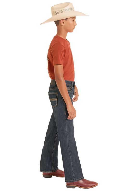 ROCK &amp; ROLL BB GUN ROPE STITCH BOOTCUT JEAN