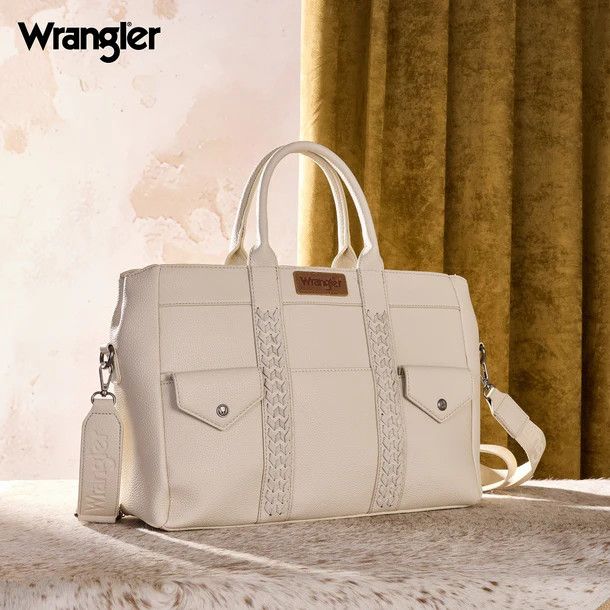 WRANGLER WHIPSTITCH WORK TOTE BAG/CROSSBODY