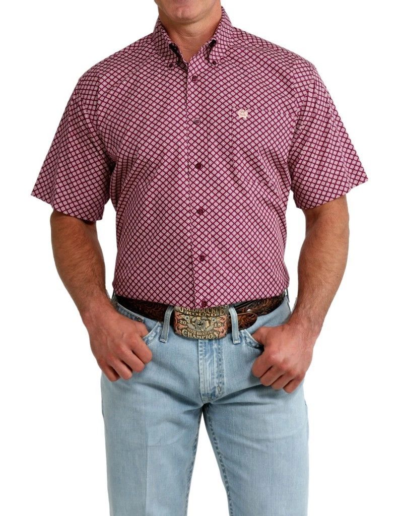 CINCH SHORT SLEEVE BUTTON SHIRT