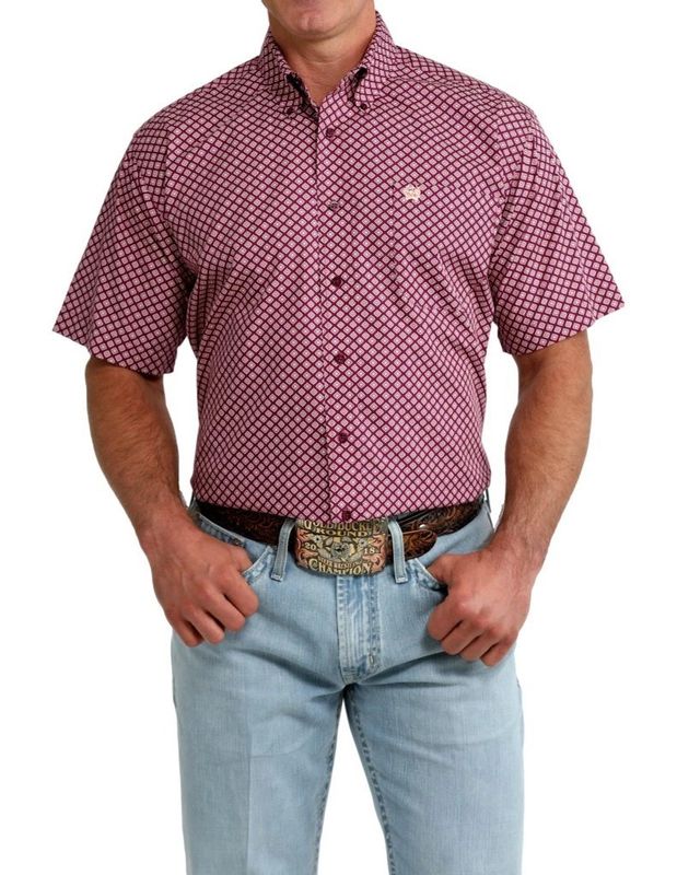 CINCH SHORT SLEEVE BUTTON SHIRT