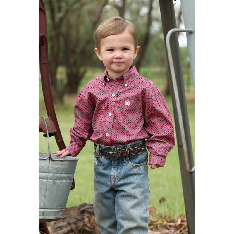 CINCH GEOMETRIC BUTTON DOWN WESTERN SHIRT