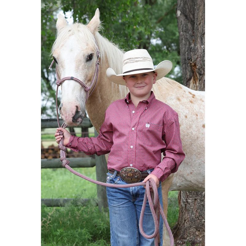CINCH GEOMETRIC BUTTON DOWN SHIRT