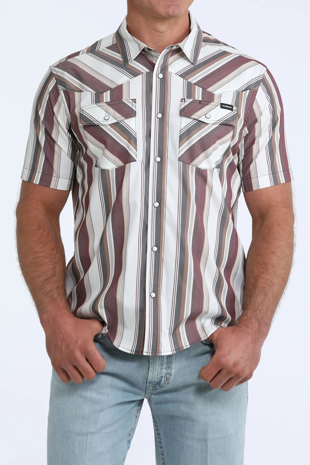 CINCH SHORT SLEEVE CAMP SHIRT