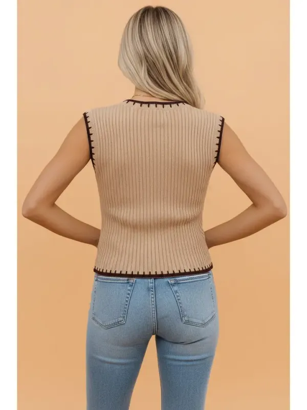 WESTERN HORSESHOE KNIT SWEATER TOP