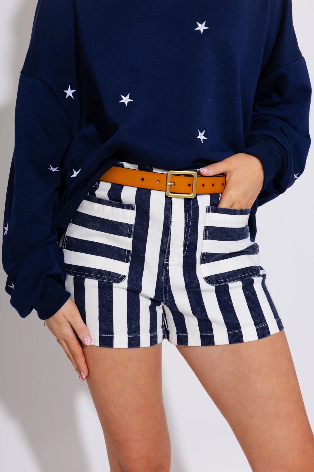 STRIPED SHORTS