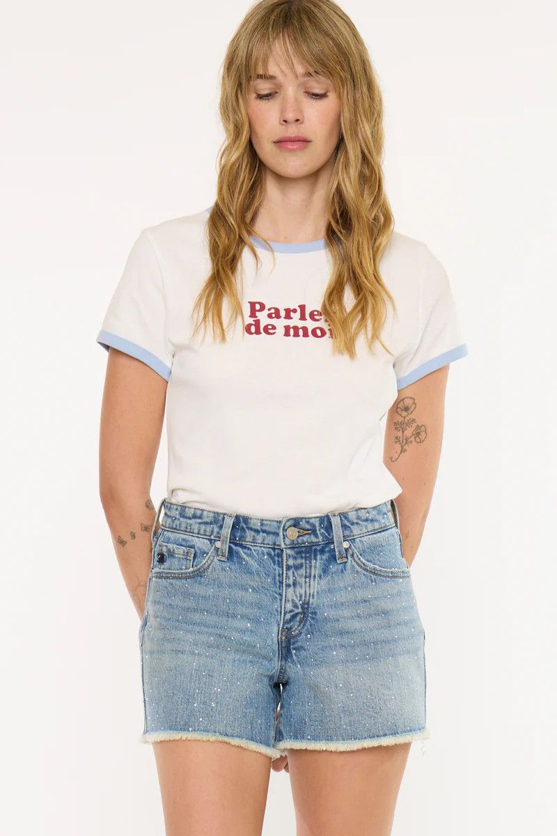 KANCAN MELANIE 90'S LOW RISE SHORTS