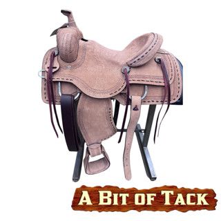 16" Natural Cutter Style Saddle