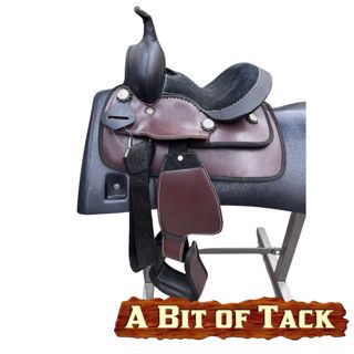 8" Brown Pony Cordura Saddle