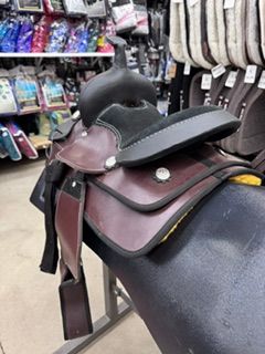 8" Brown Pony Cordura Saddle