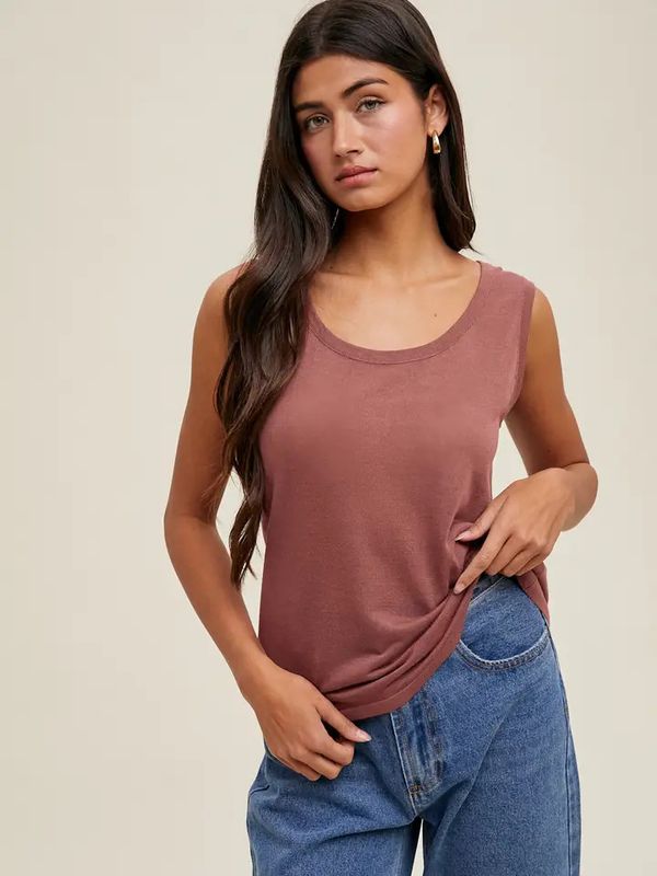 SWEATER TANK TOP