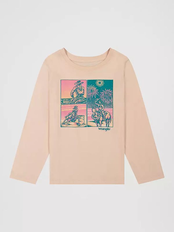 WRANGLER GRAPHIC COWGIRL LONG SLEEVE TEE