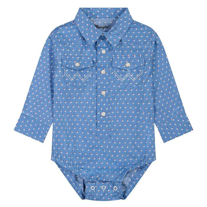 WRANGLER LONG SLEEVE ONESIE