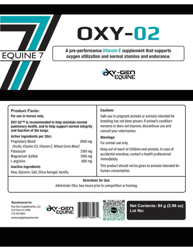 OXY O2 80 CC (4 DOSES)