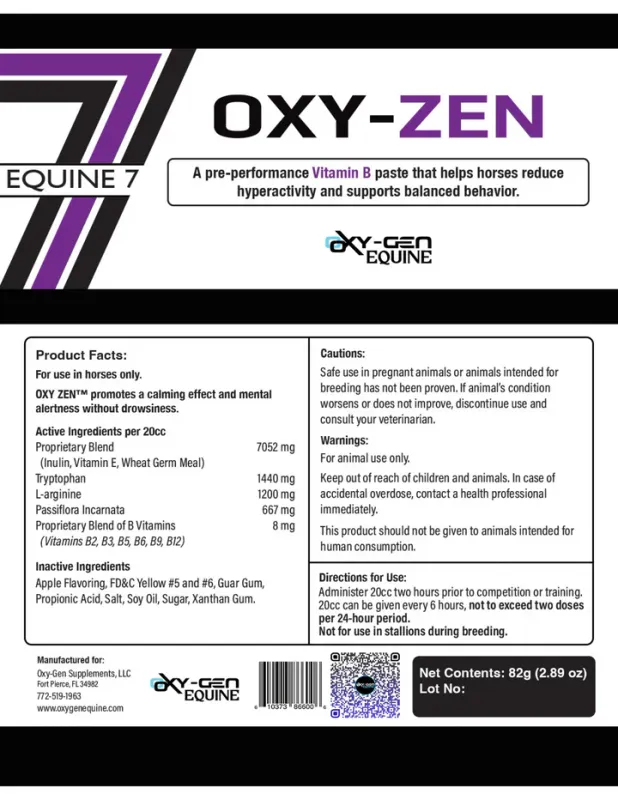 OXY-ZEN 80CC (4 DOSES)