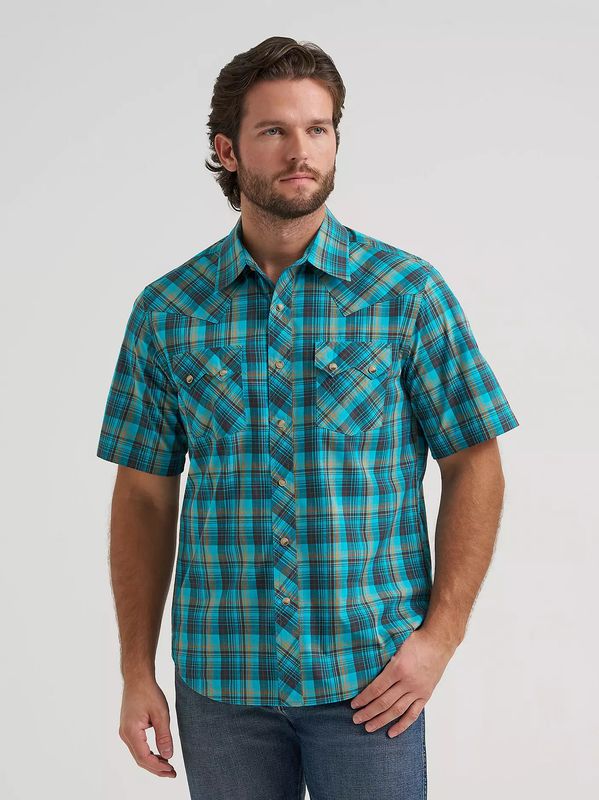 WRANGLER RETRO® SAWTOOTH SHORT SLEEVE SHIRT