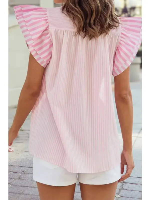 Flutter Sleeve Blouse