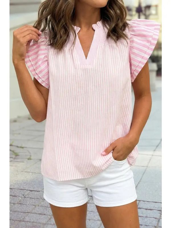 Flutter Sleeve Blouse