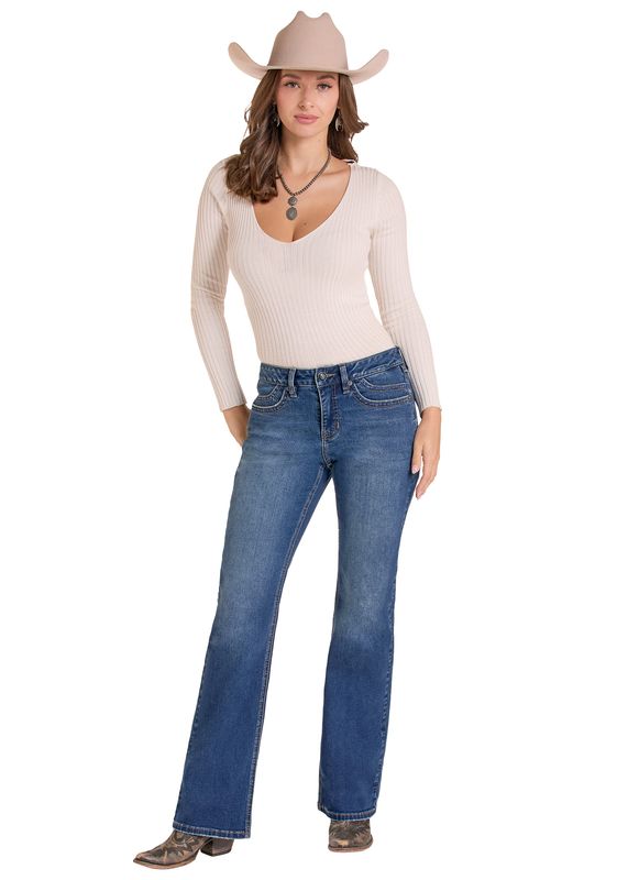 ROCK &amp; ROLL BOOTSTITCH BOOTCUT JEAN