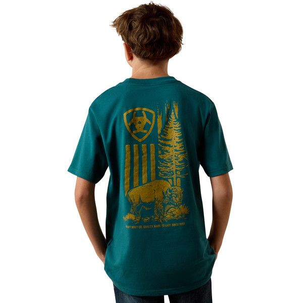 ARIAT BISON WANDER FLAT TEE