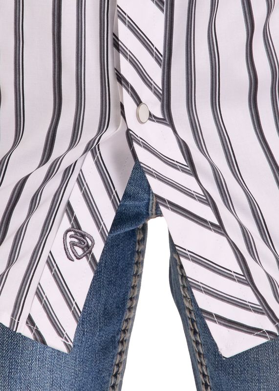 ROCK &amp; ROLL STRIPE SNAP WESTERN SHIRT