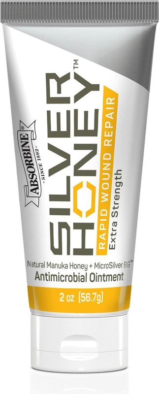 SILVER HONEY RAPID WOUND REPAIR OINTMENT, 2 OZ.