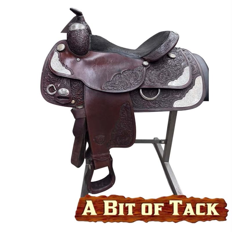 15.5" Used Tex Tan Show Saddle